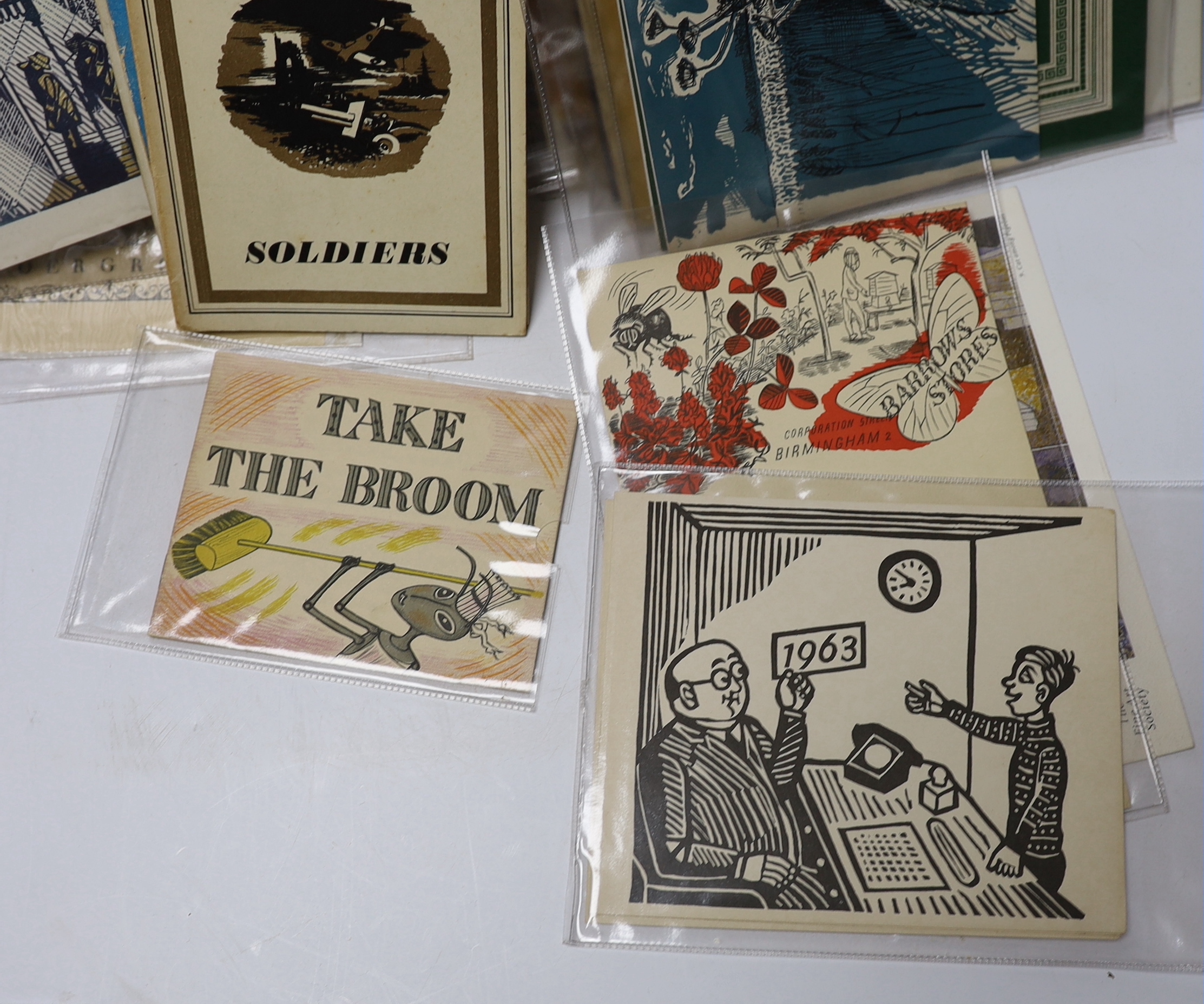 Bawden, Edward - A large collection of booklets, catalogues, periodicals etc., illustrated by, or including illustrations by, Edward Bawden, including:- Serjeant, R.B. - The Arabs, 1947; The Listener and B.B.C. Televisio